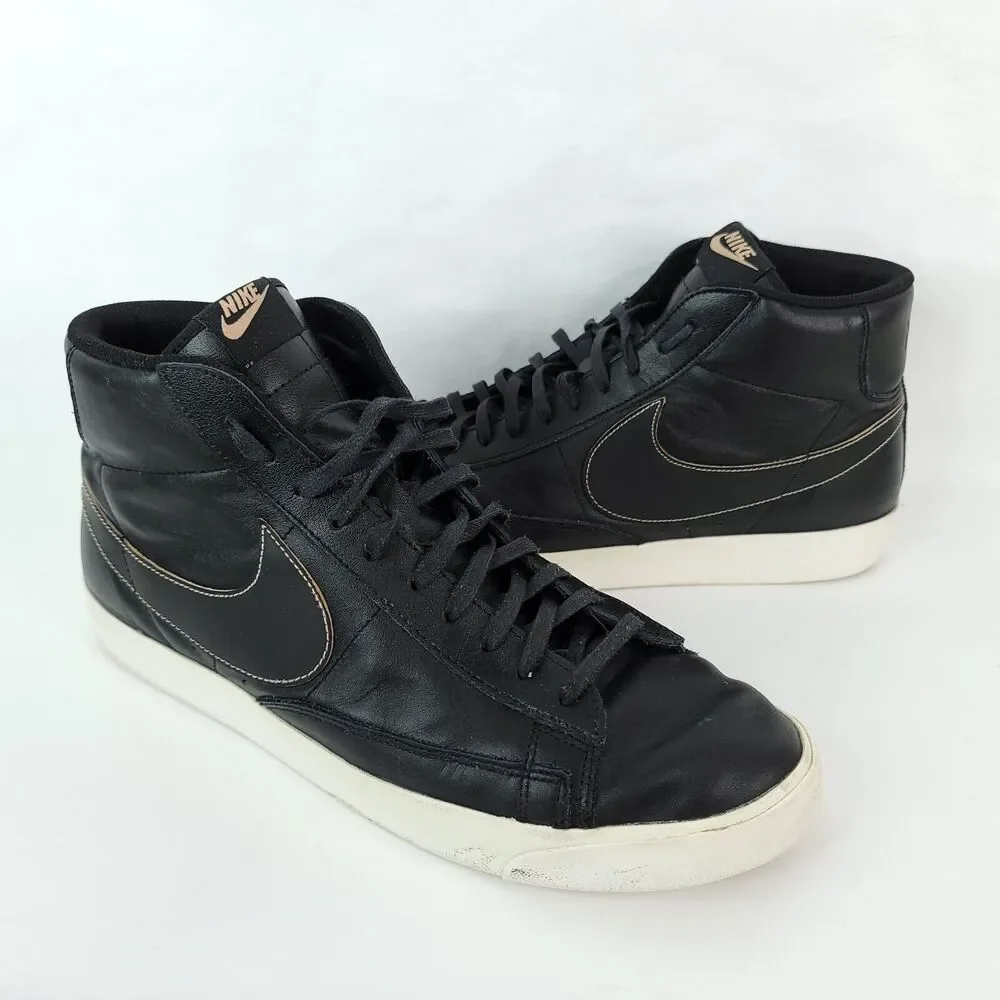 Nike Shoes Mens 13 Blazer Mid Premium‎ Dark Patina CU6679-001 Streetwear Sneaker